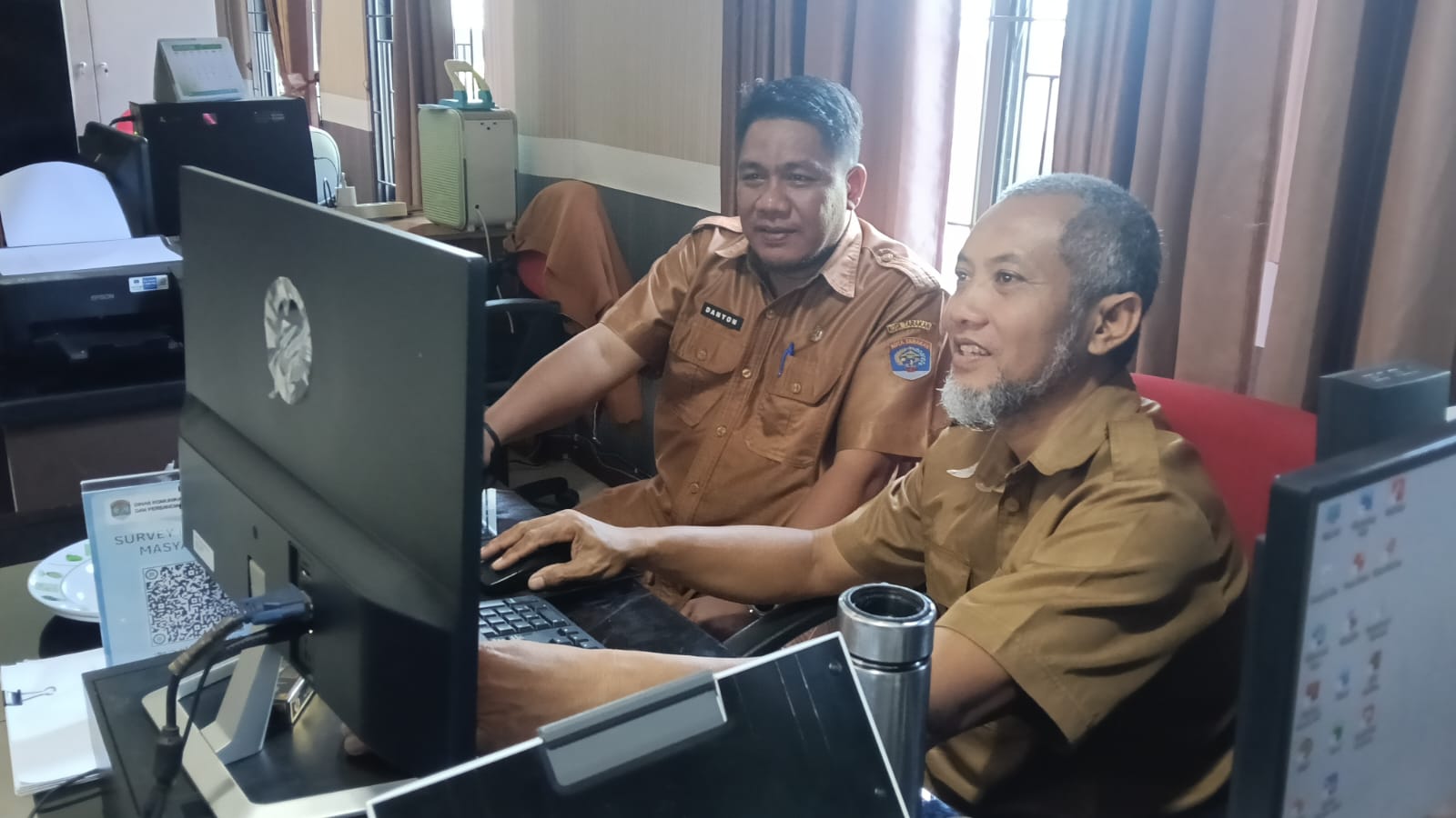 Konsultasi dan Koordinasi Terkait Penambahan Fitur Website Kecamatan Tarakan Utara